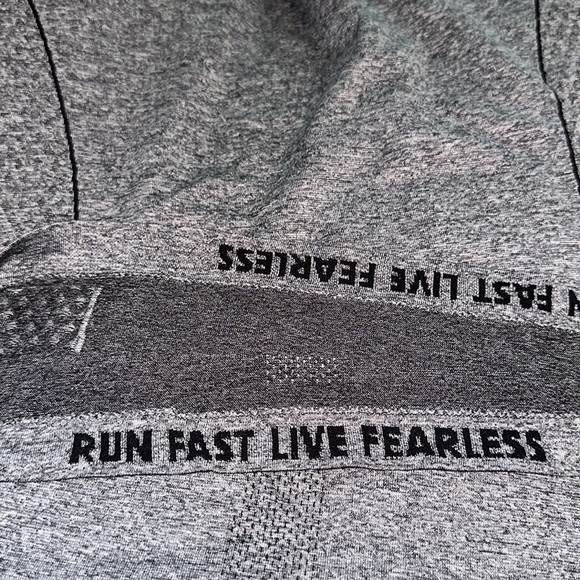 Nike tank top dri fit small stretch racerback running reflective swoosh - Picture 2 of 3